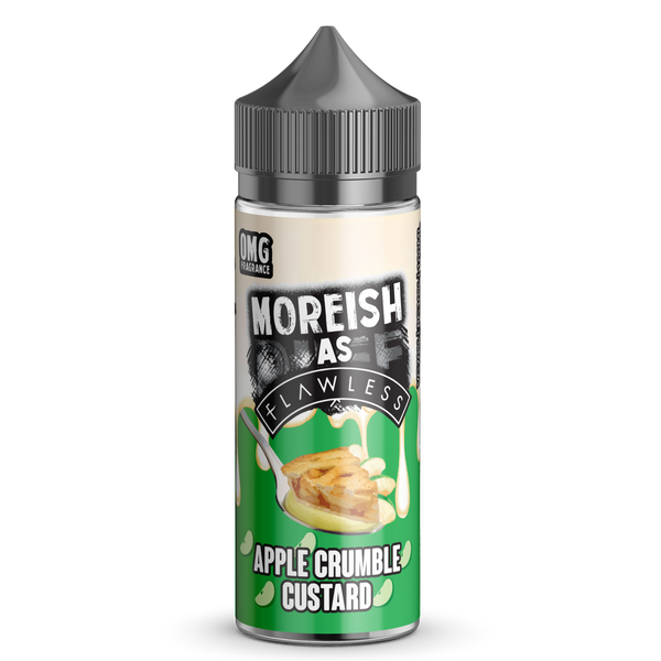 Moreish As Flawless Apple Crumble 100ml Short Fill E-Liquid