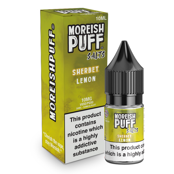 Moreish Puff Lemon Sherbet Nic Salt 10ml TPD
