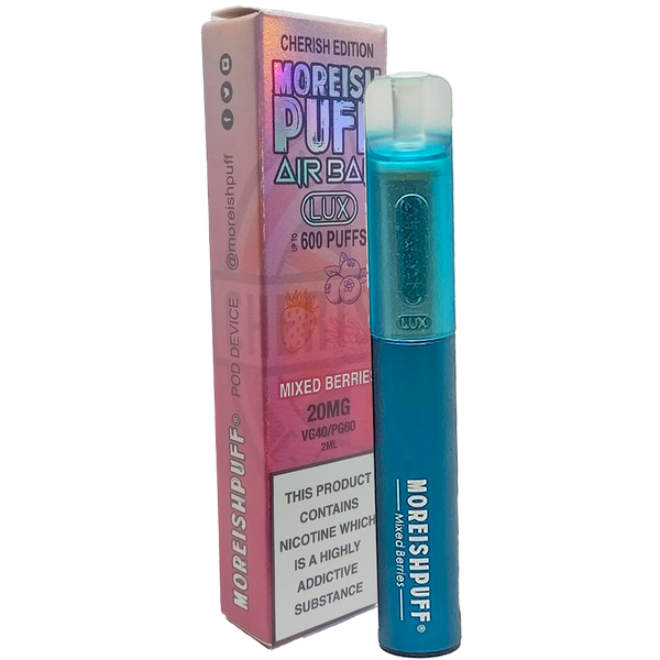 Moreish Puff Air Bar Lux Mixed Berries Disposable Pod Device