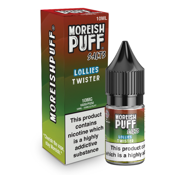 Moreish Puff Twister Lollies Nic Salt 10ml TPD
