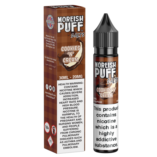 Cookies and Cream 30ml Nic Salt - UAE
