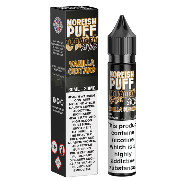 Vanilla Custard Tobacco 30ml Nic Salt - UAE