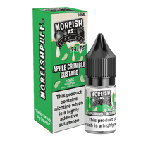 Moreish As Flawless Apple Crumble Custard 10ml Nic Salt Pack of 12