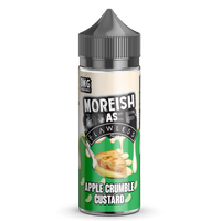 Moreish As Flawless Apple Crumble 100ml Short Fill E-Liquid