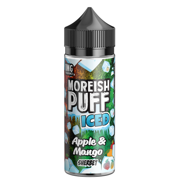 Moreish Puff Iced Apple & Mango Sherbet 100ml Short Fill