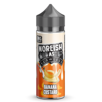 Moreish As Flawless Banana Custard 100ml Short Fill E-Liquid
