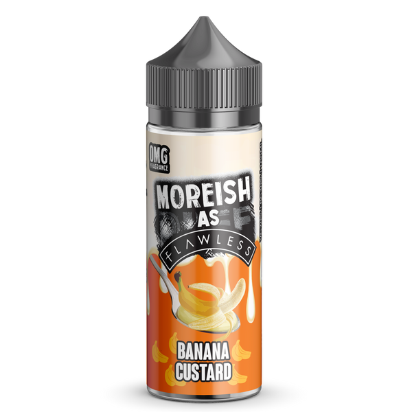 Moreish As Flawless Banana Custard 100ml Short Fill E-Liquid