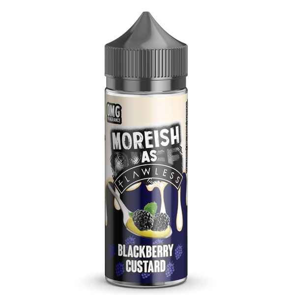 Moreish As Flawless Blackberry Custard 100ml Short Fill E-Liquid