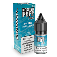 Moreish Puff Bubblegum Lollies Nic Salt 10ml TPD