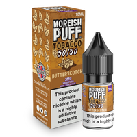 Moreish Puff Tobacco 50/50: Butterscotch Tobacco 10ml E-Liquid