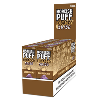 Moreish Puff Tobacco 50/50: Cappuccino Tobacco 10ml E-Liquid Pack of 12