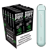 Moreish Puff Air Bar Cool Mint Disposable Pod Device - Pack of 10