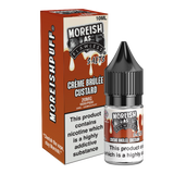 Moreish As Flawless Crème Brûlée Custard 10ml Nic Salt Pack of 12