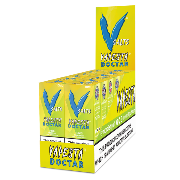 Vapesta Doctar Nic Salt 10ml Pack of 12