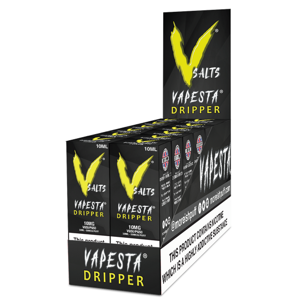 Vapesta Dripper Nic Salt 10ml Pack of 12