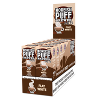 Moreish Puff Brewed Flat White Nic Salt 10ml Pack of 12