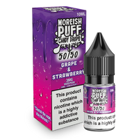 Moreish Puff Candy Drops 50/50: Grape & Strawberry Candy Drops 10ml E-Liquid