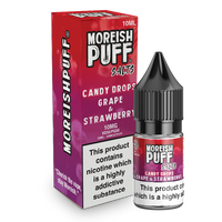 Moreish Puff Grape & Strawberry Candy Drops Nic Salt 10ml TPD