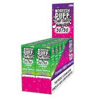 Moreish Puff Candy Drops 50/50: Lemon & Sour Apple Candy Drops 10ml E-Liquid Pack of 12