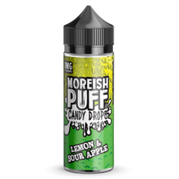 Lemon & Sour Apple Candy Drops By Moreish Puff 100ml Short Fill