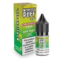 Moreish Puff Lemon & Sour Apple Candy Drops Nic Salt 10ml TPD