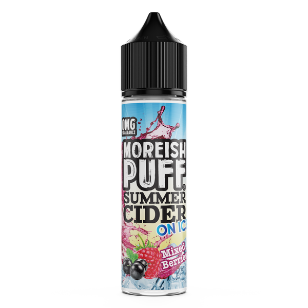 Mixed Berries Summer Cider On Ice by Moreish Puff 50ml 0mg Short Fill