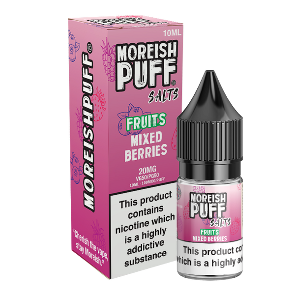 Moreish Puff Fruits Mixed Berries 10ml Nic Salt