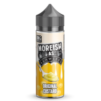 Moreish As Flawless Original Custard 100ml Short Fill E-Liquid