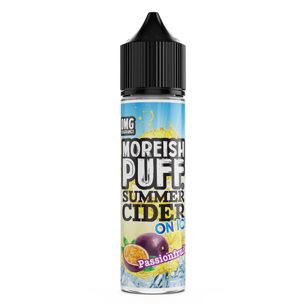 Passionfruit Summer Cider On Ice by Moreish Puff 50ml 0mg Short Fill
