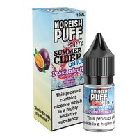 Moreish Puff Passionfruit Summer Cider on Ice 10ml Nic Salt