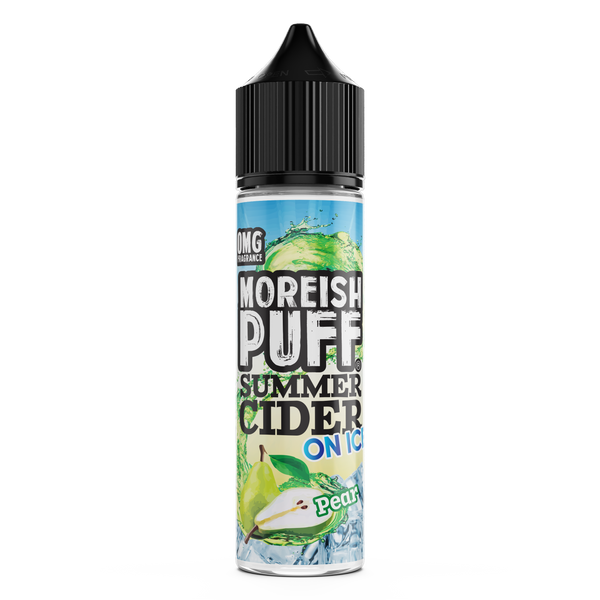 Pear Summer Cider On Ice by Moreish Puff 50ml 0mg Short Fill