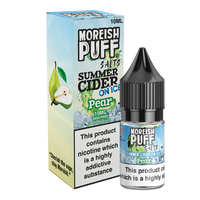 Moreish Puff Pear Summer Cider on Ice 10ml Nic Salt