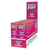 Moreish Puff Pink Raspberry Chilled Nic Salt 10ml Pack of 12