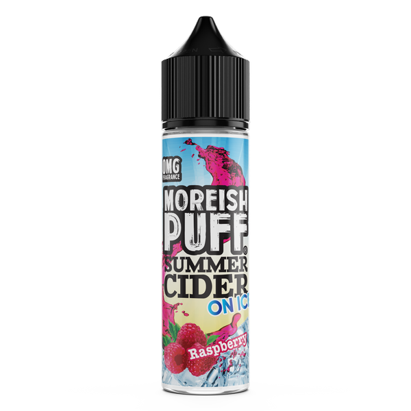 Raspberry Summer Cider On Ice by Moreish Puff 50ml 0mg Short Fill