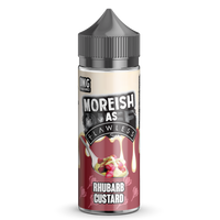 Moreish As Flawless Rhubarb Custard 100ml Short Fill E-Liquid