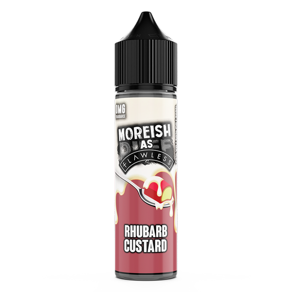 Moreish As Flawless Rhubarb Custard 50ml Short Fill E-Liquid