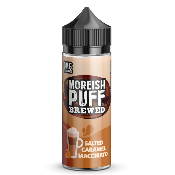 Salted Caramel Macchiato by Moreish Puff Brewed 100ml Short Fill