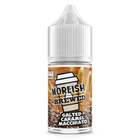 Salted Caramel Macchiato by Moreish Puff Brewed 25ml Short Fill