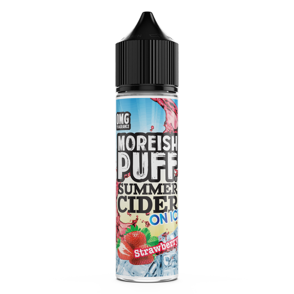 Strawberry Summer Cider On Ice by Moreish Puff 50ml 0mg Short Fill