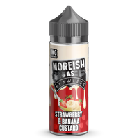 Moreish As Flawless Strawberry Banana 100ml Short Fill E-Liquid