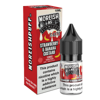 Moreish As Flawless Strawberry Banana Custard 10ml Nic Salt