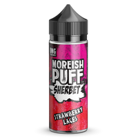 Strawberry Laces Sherbet E-Liquid By Moreish Puff 100ml Short Fill