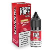 Moreish Puff Strawberry Laces Sherbet Nic Salt 10ml TPD