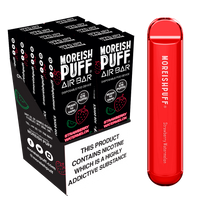 Moreish Puff Air Bar Strawberry Watermelon Disposable Pod Device - Pack of 10