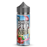 Strawberry Summer Cider On Ice by Moreish Puff 100ml Short Fill