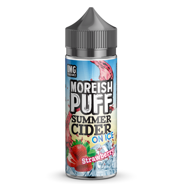 Strawberry Summer Cider On Ice by Moreish Puff 100ml Short Fill