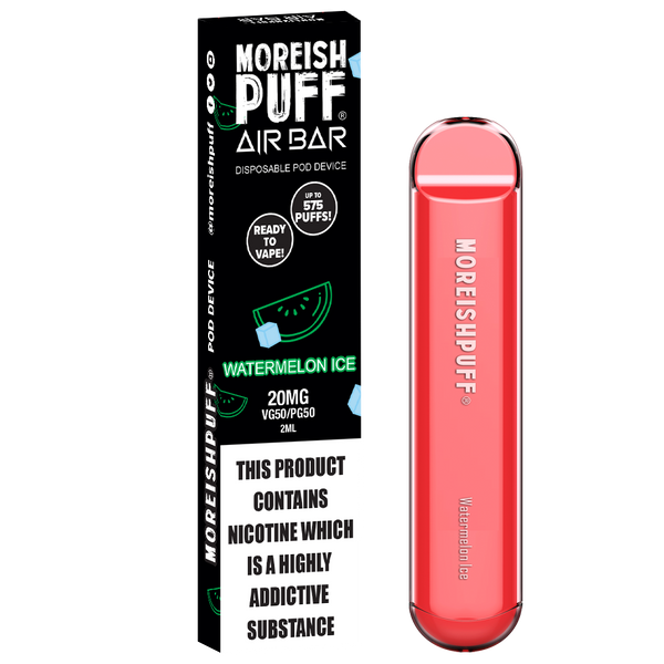 Moreish Puff Air Bar Watermelon Ice Disposable Pod Device